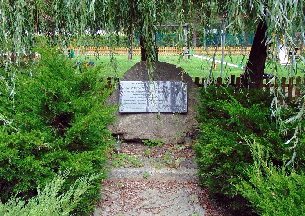 Obelisk Jana Nowaka w Nowej Wsi Książęcej