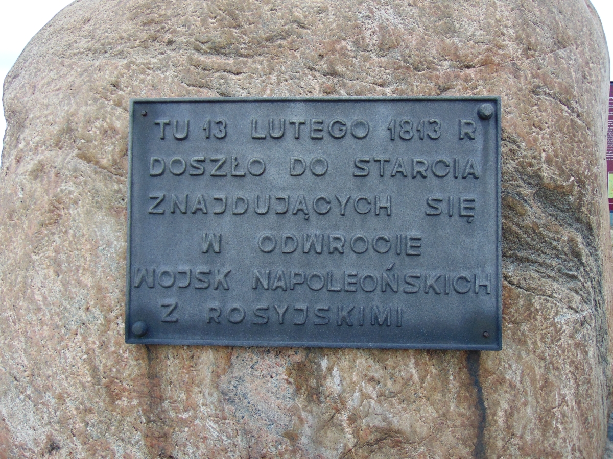 Pomnik upamiętniajacy bitwę pod Kaliszem w 1813 roku
