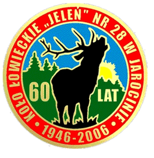 Odznaka jubileuszowa Koła Łowieckiego nr 28 w Jarocinie