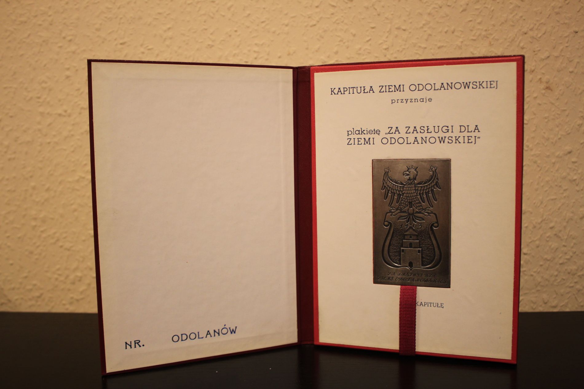 Medal Za zasługi dla Ziemi Odolanowskiej