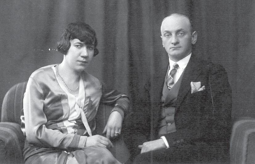 Zygmunt Fabrowski z żoną Heleną