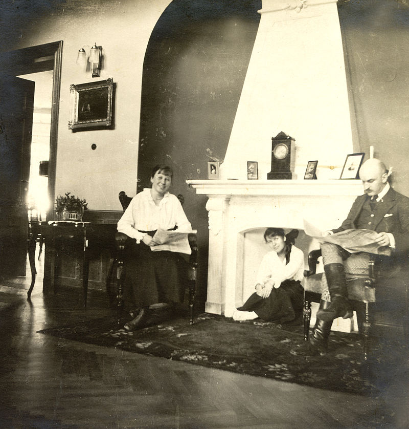 Ignacy Władyslaw Chrystowski z żoną Zofią