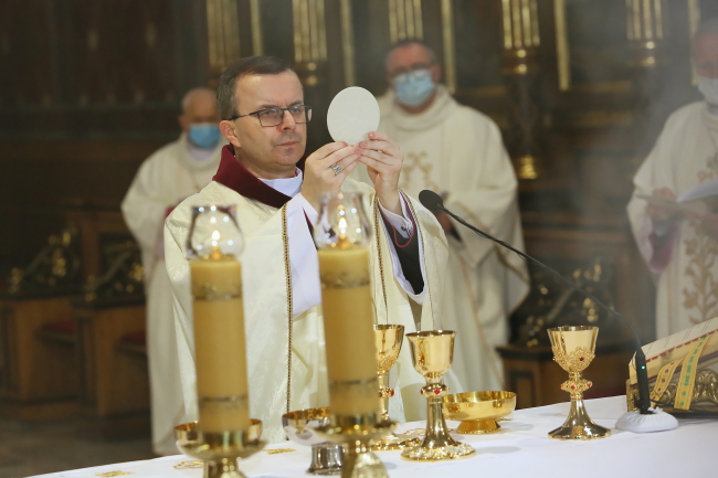 Ingres biskupa kaliskiego Damiana Bryla do Katedry św. Mikołaja w Kaliszu