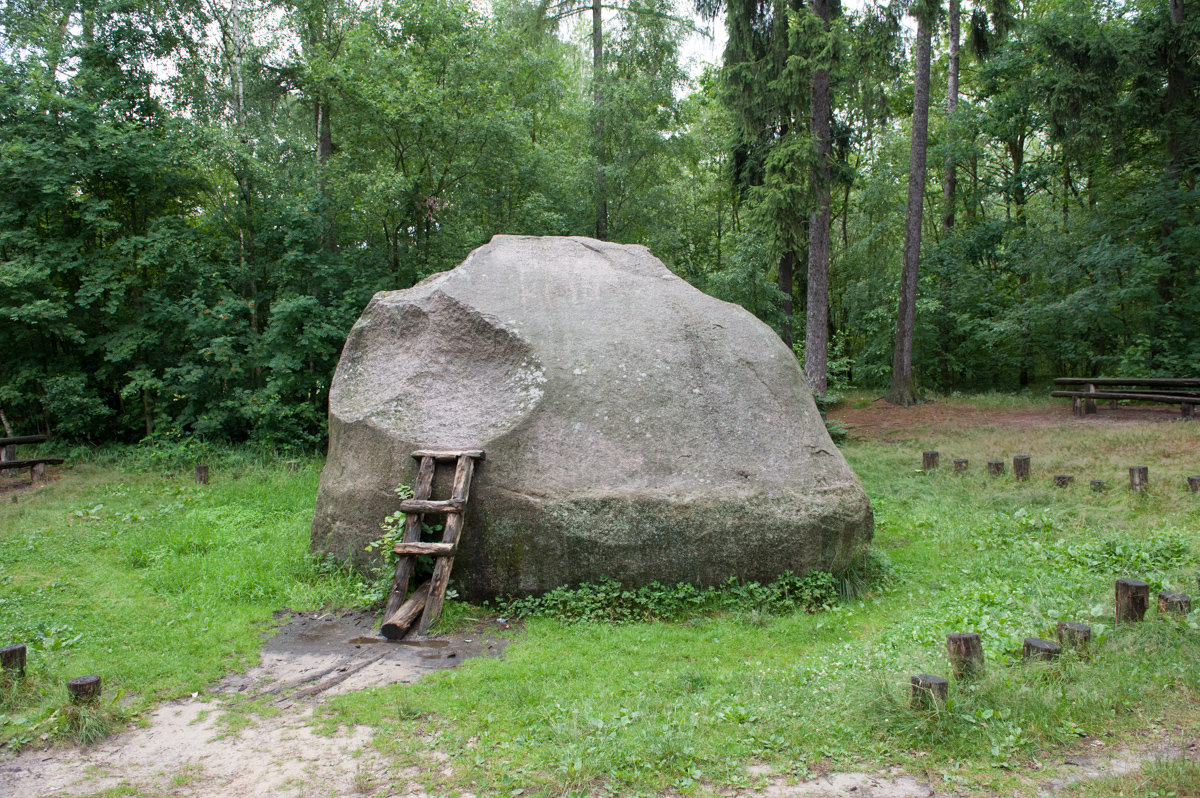 Kamień św. Jadwigi w Gołuchowie