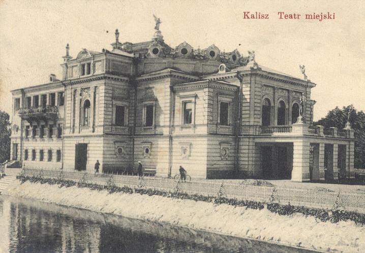 Teatr Miejski w Kaliszu z roku 1900