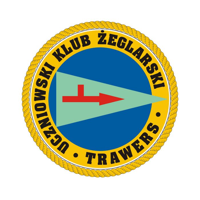 Logo Uczniowskiego Klubu Żeglarskiego Trawers w Ostrowie Wielkopolskim