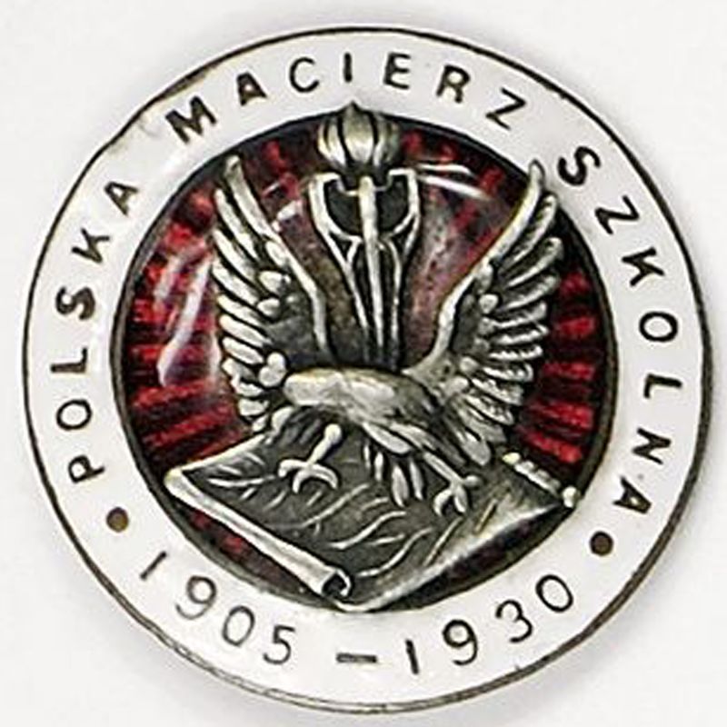 Odznaka pamiątkowa Polskiej Macierzy Szkolnej z roku 1930