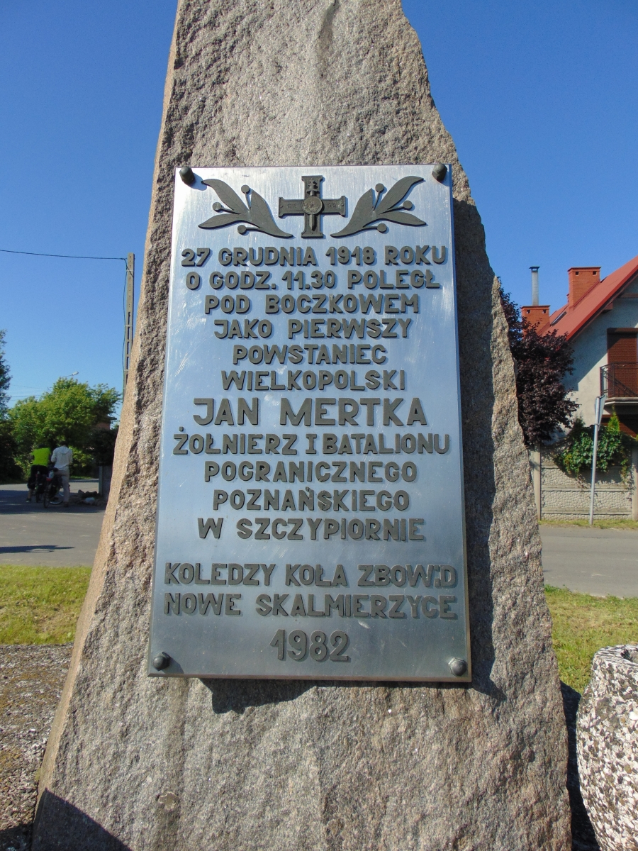 Pomnik w Boczkowie