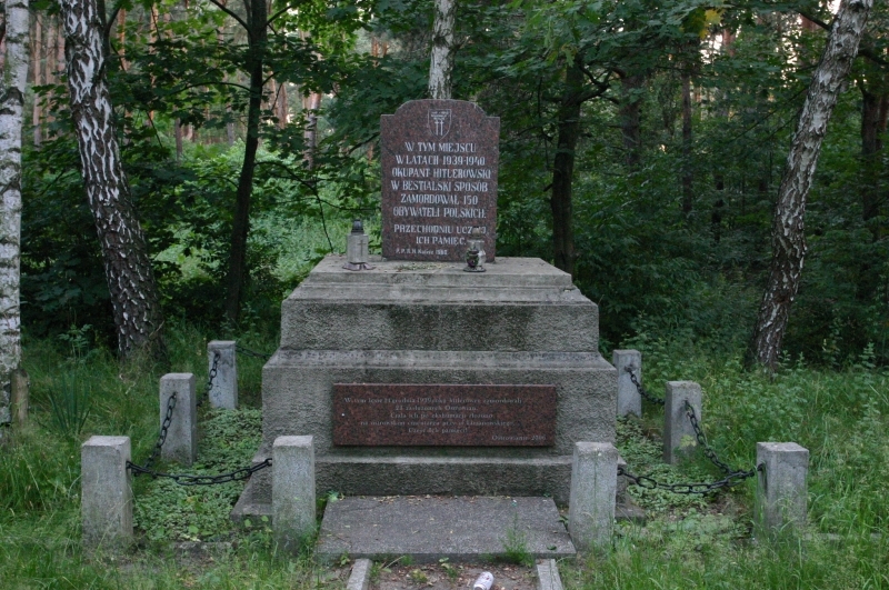 Obelisk w Lesie Winiarskim