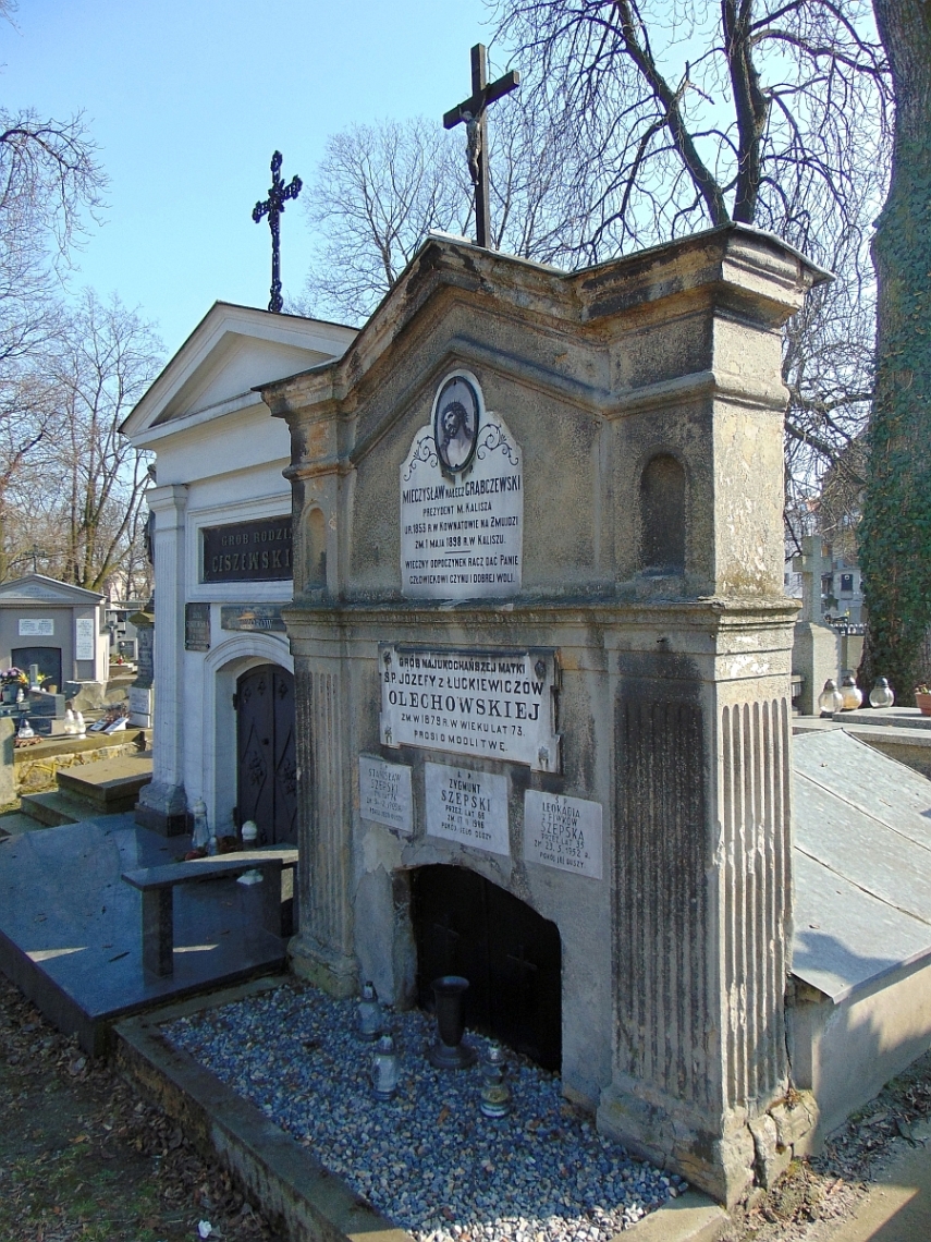 Grób Mieczysława Nałęcz Grąbczewskiego na Cmentarzu Miejskim w Kaliszu
