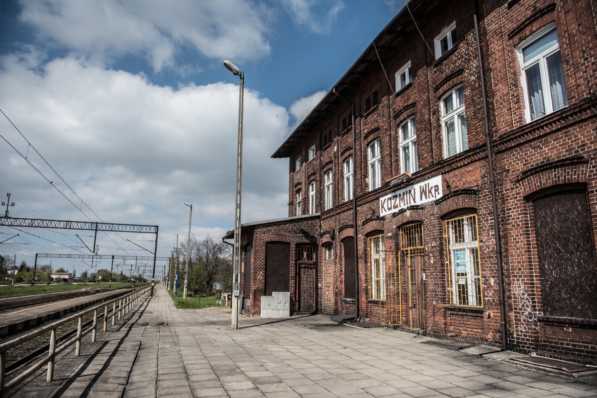 Stacja kolejowa w Koźminie 