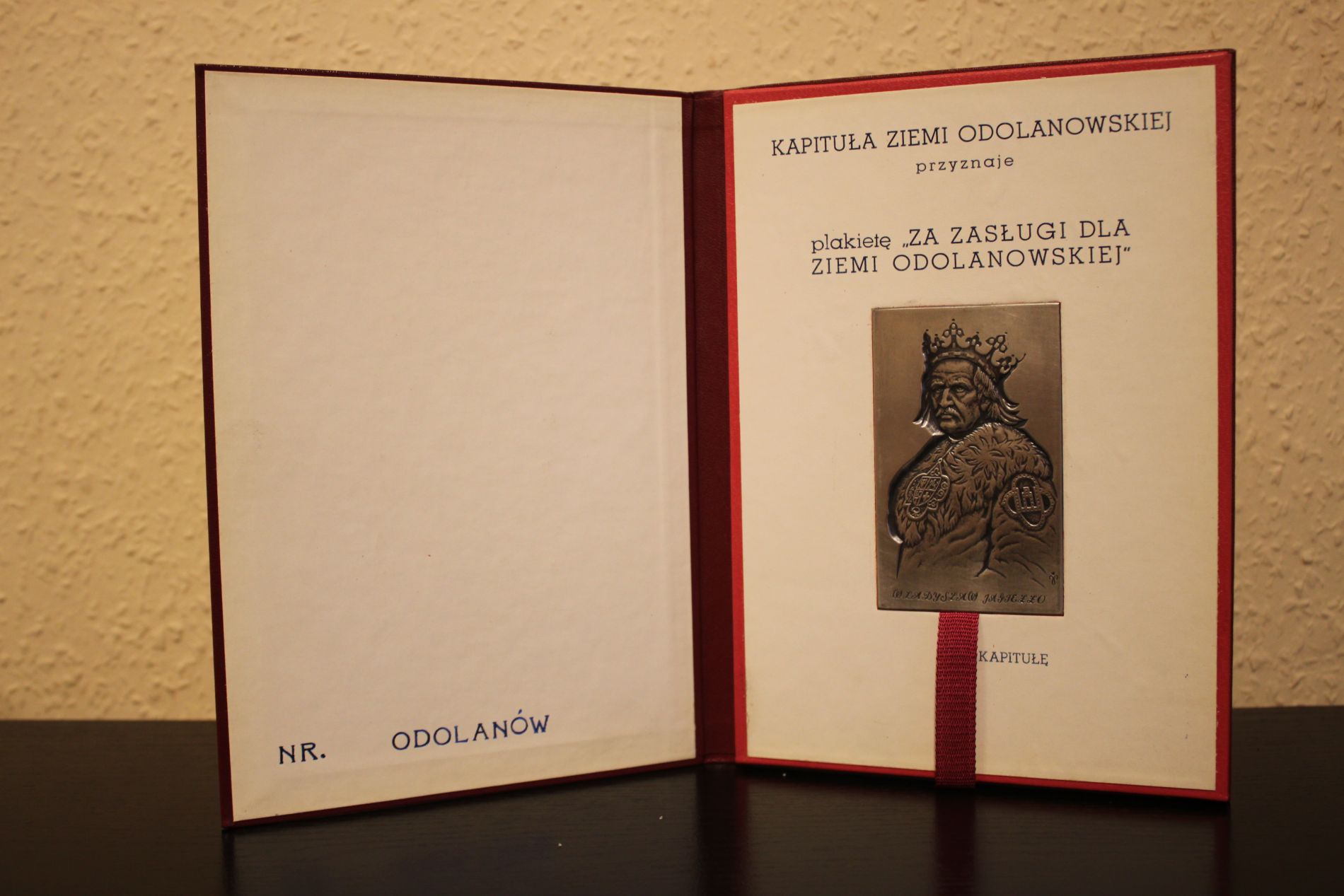 Medal Za zasługi dla Ziemi Odolanowskiej