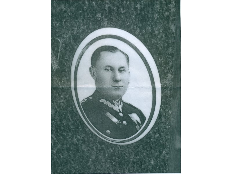 Stanisław Mielicki - fotografia z grobu na cmentarzu przy ul. Ogrodowej w Łodzi