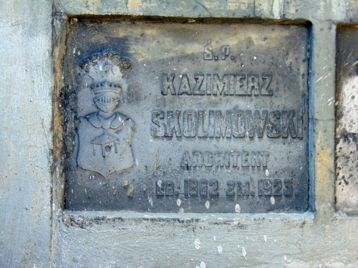 Grób Kazimierza Skolimowskiego na Cmentarzu Miejskim w Kaliszu