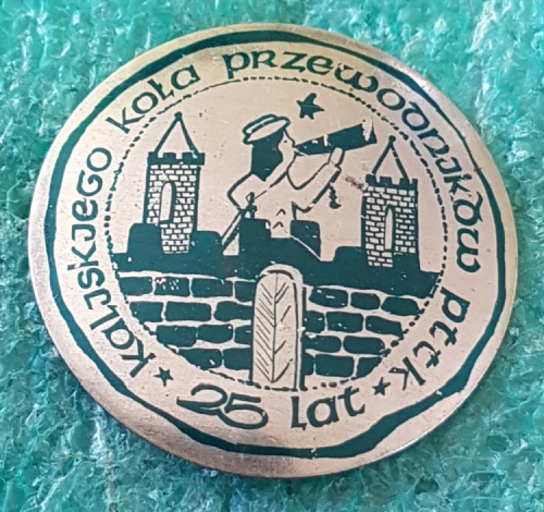Odznaka 25-lecia Kaliskiego Koła Przewodników PTTK