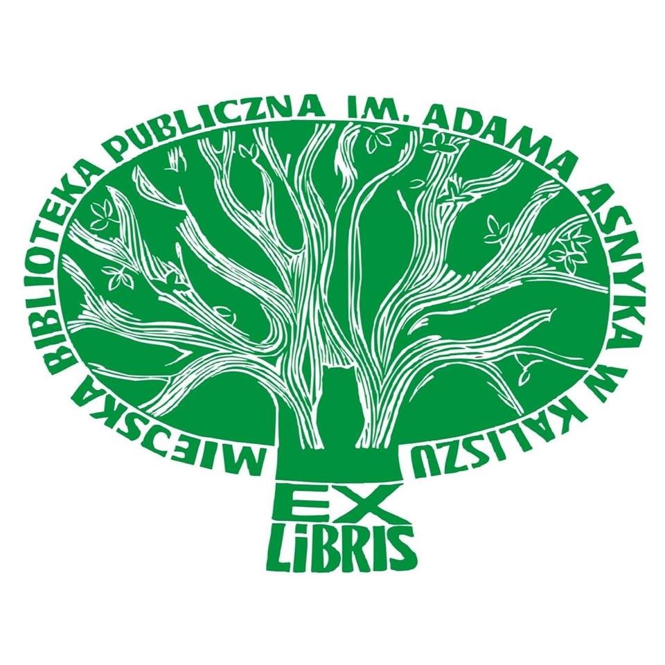 Exlibris Miejskiej Biblioteki Publicznej im Adama Asnyka w Kaliszu