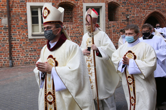 Ingres biskupa kaliskiego Damiana Bryla do Katedry św. Mikołaja w Kaliszu