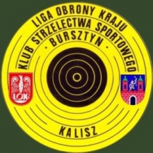 Logo Klubu Strzelectwa Sportowego Ligi Obrony Kraju BURSZTYN w Kaliszu