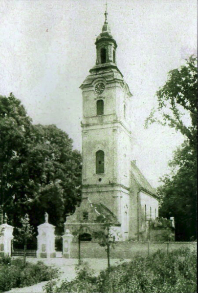 Kościół Najświętszej Maryi Panny Wniebowziętej w Gołuchowie w 1927 roku