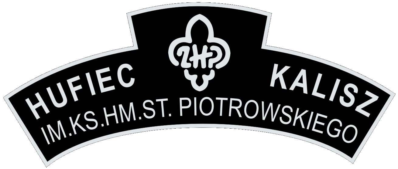 Plakietka Kaliskiego Hufca im. ks. Stanisława Piotrowskiego