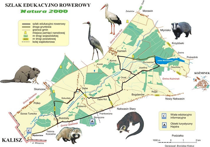 Szlak edukacyjno -rowerowy NATURA 2000 w dolinie rzeki Swędrnii