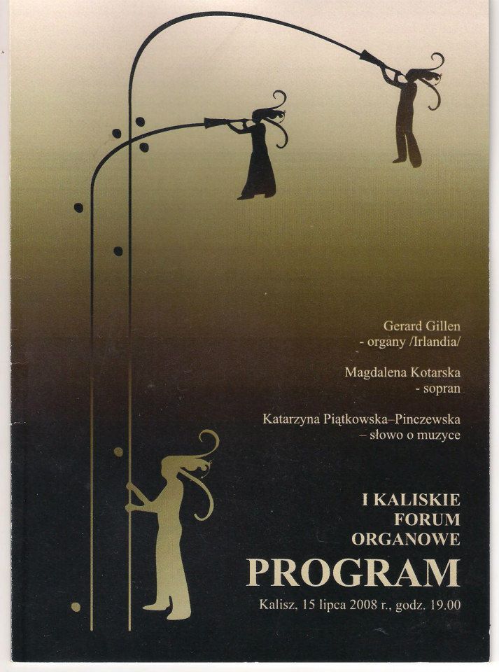 Plakat I. Kaliskiego Forum Organowego